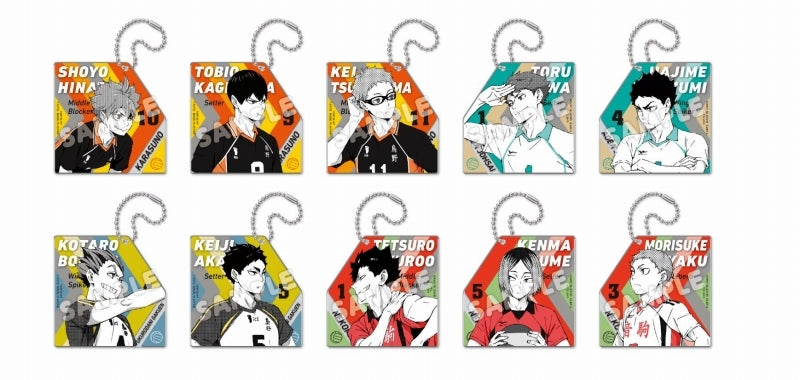 [Haikyu!!] Portrait Style Decorated Acrylic Keychain (Blind Box -Single)