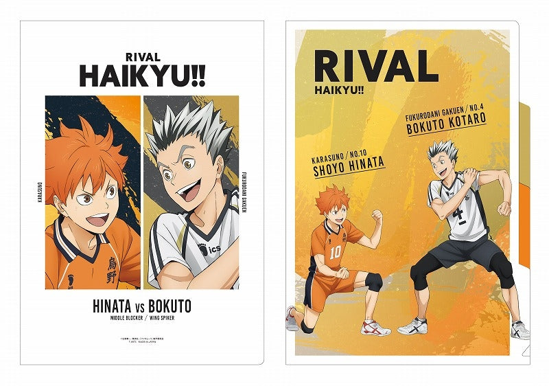 [Haikyu!!] Haikyu!! VS Rivals Triple Pocket File Folder Shoyo Hinata VS Kotaro Bokuto