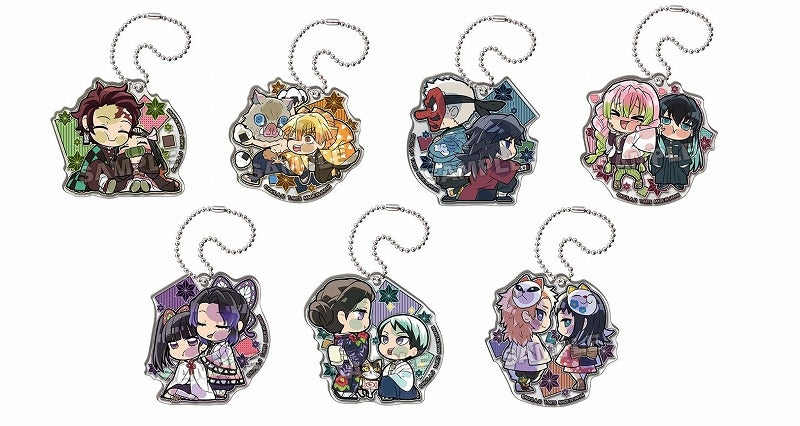 [Demon Slayer] Pita! Chibi in Pairs Acrylic Keychain (Blind Box -Single)