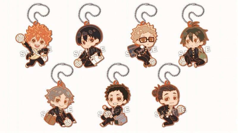 [Haikyu!!] Chibi Rubber! Plus Karasuno High Keychain (Blind Box -Single)