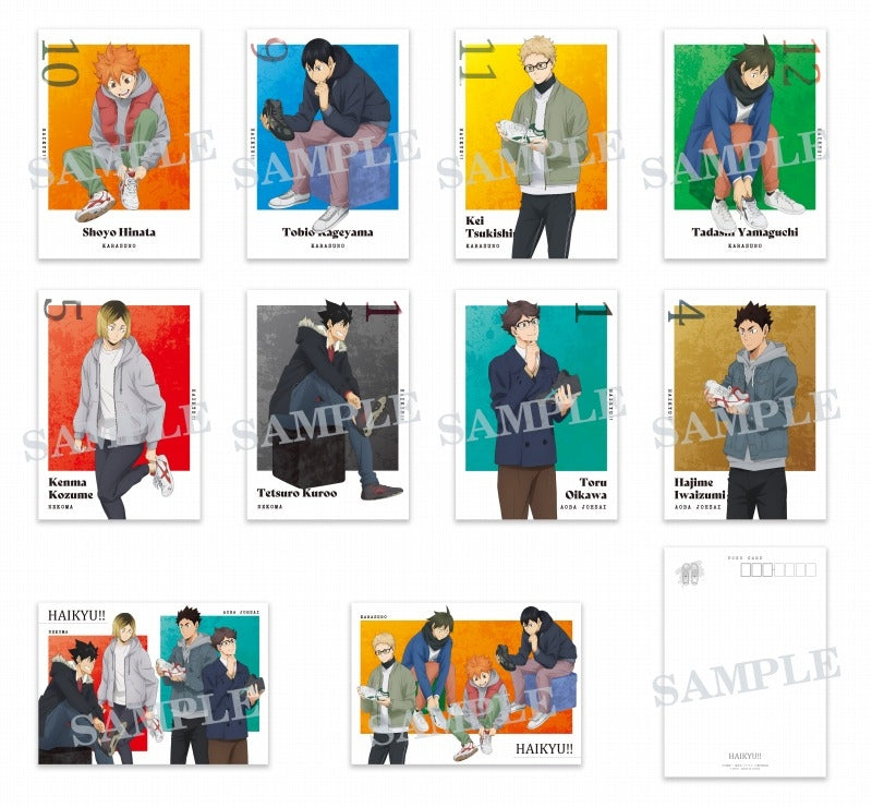 [Haikyu!!] Shoes Fit Postcard Set