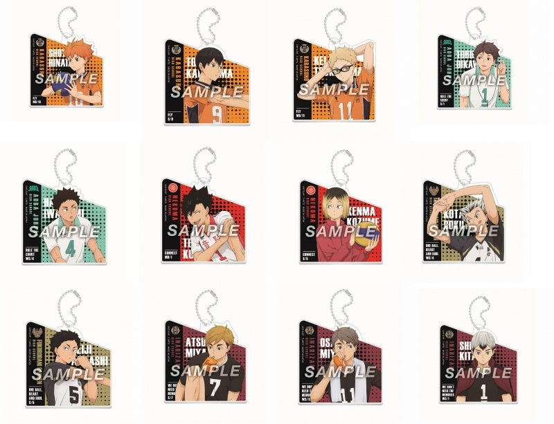 [Haikyu!!] "Before a Match" Decorative Acrylic Keychain (Blind Box -Single)