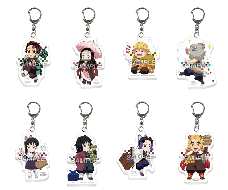 (Goods - Keychain) TV Anime Demon Slayer: Kimetsu no Yaiba Mission Travels Trading Acrylic Keychain (Blind Box -Single)