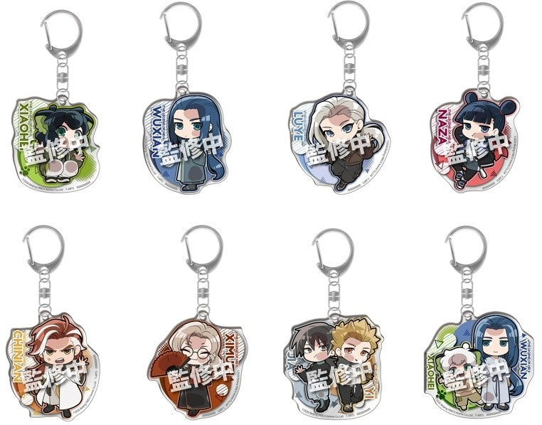 (1BOX=8)(Goods - Key Chain) The Legend of Hei 2 PITAs! Deforme Acrylic Key Chain(Blind Box -Single)