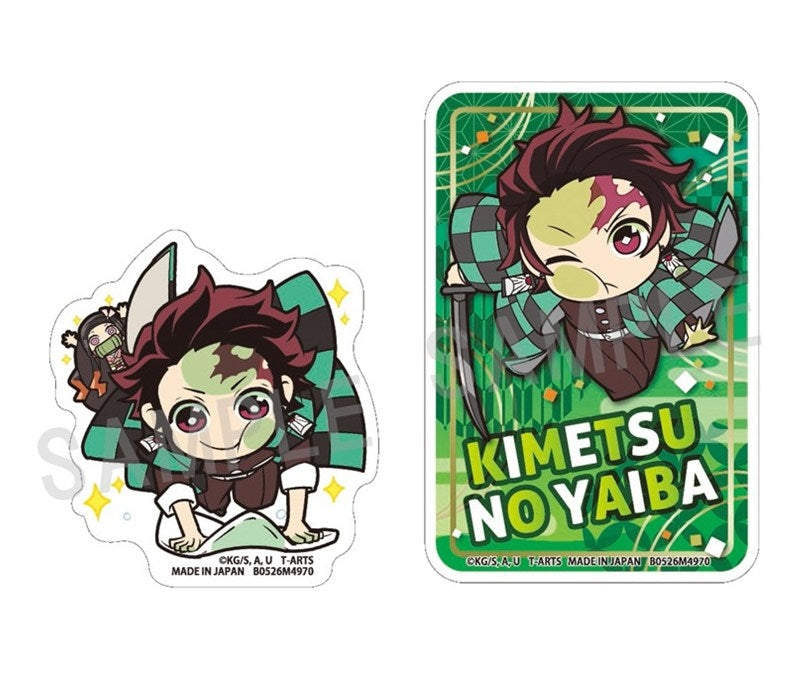 (Goods - Sticker) Demon Slayer: Kimetsu no Yaiba Pita! Chibi Sticker Set Tanjiro Kamado