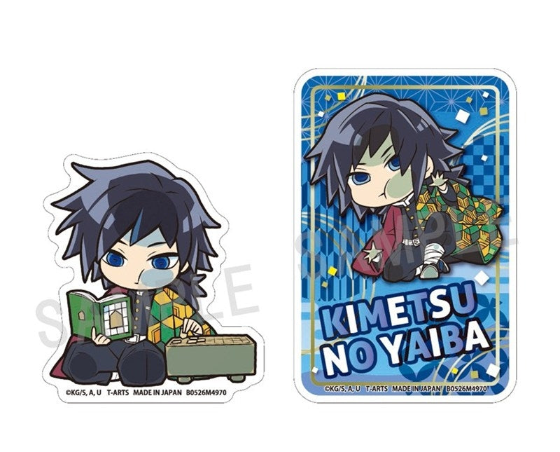 (Goods - Sticker) Demon Slayer: Kimetsu no Yaiba Pita! Chibi Sticker Set Giyu Tomioka