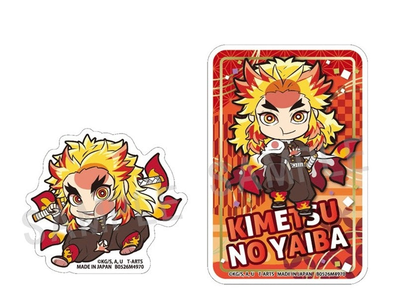 (Goods - Sticker) Demon Slayer: Kimetsu no Yaiba Pita! Chibi Sticker Set Kyojuro Rengoku