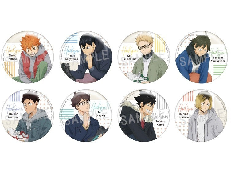 (Goods - Badge) Haikyu!! Color Palette Shoesfit Trading Button Badge (Blind Box -Single)
