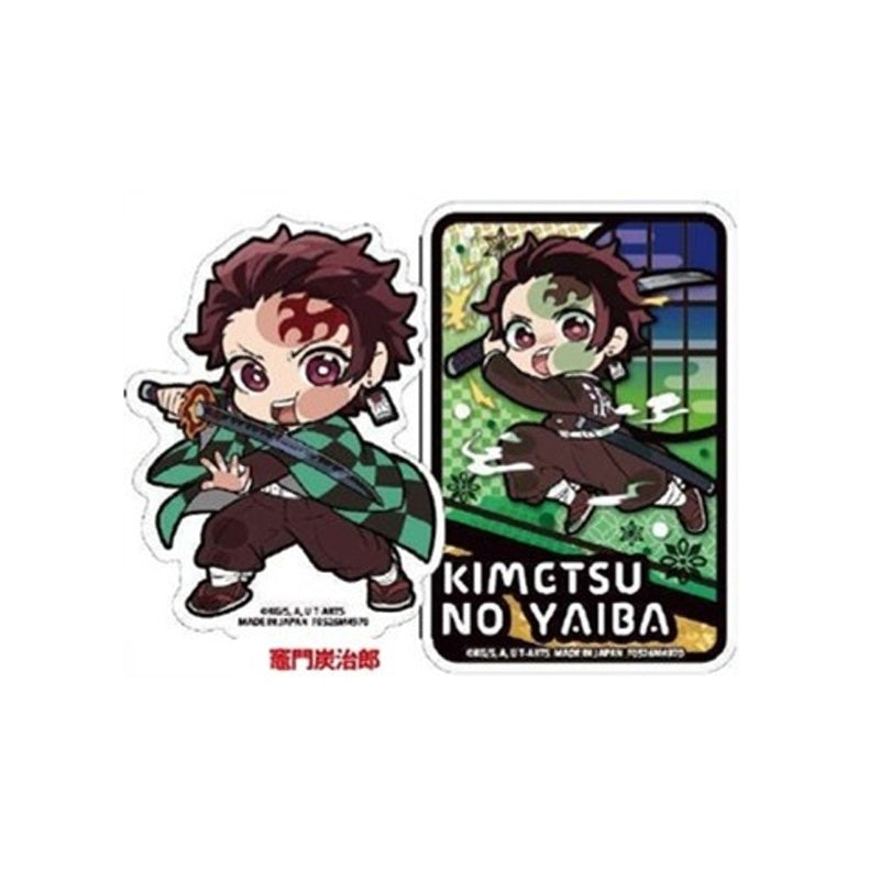 (Goods - Sticker) Demon Slayer: Kimetsu no Yaiba Pita! Defome Sticker Set 2 Tanjiro Kamado
