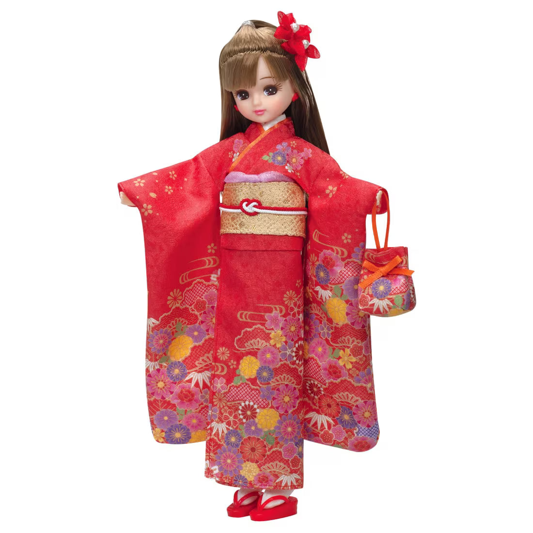 (LICCA) LD-30 Red Kimono Licca