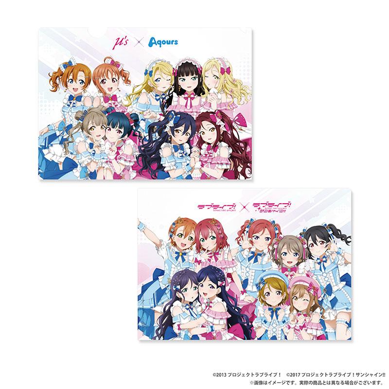 (Goods - File Folder) Love Live! x Love Live! Sunshine!! Clear File Set (Set of 3) [μ's × Aqours]