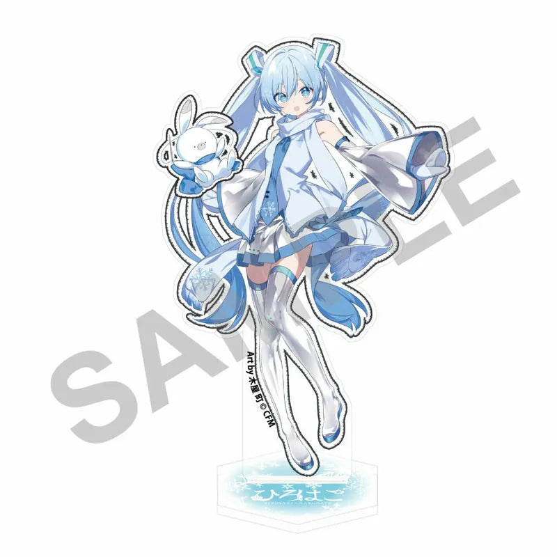 (Goods - Acrylic Stand) [VOCALOID] Snow Miku X HiroHako / Large Acrylic Stand Hirosaki Art by Kiya Machi