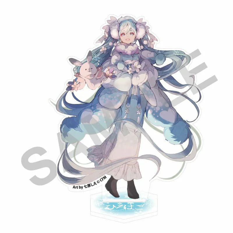 (Goods - Acrylic Stand) [VOCALOID] Snow Miku X HiroHako / Large Acrylic Stand Hirosaki Art by Shie Nanahara