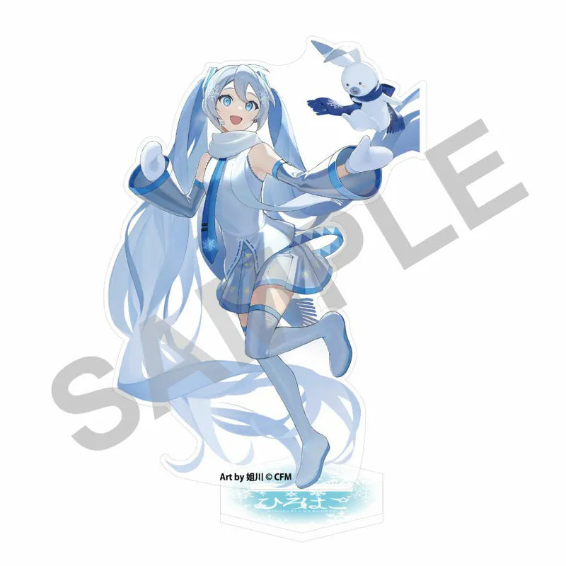 (Goods - Acrylic Stand) [VOCALOID] Snow Miku X HiroHako / Large Acrylic Stand Hirosaki Art by sogawa