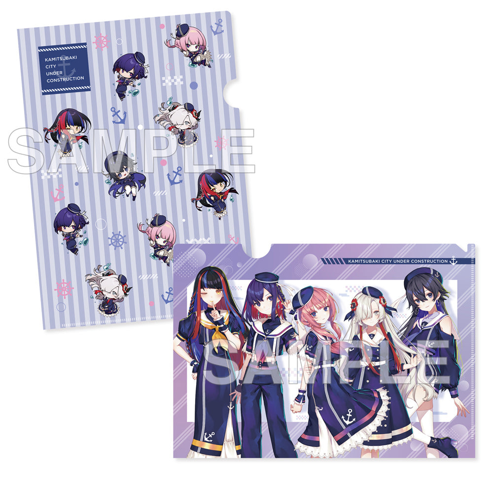 (Goods - File Folder) KAMITSUBAKI CITY UNDER CONSTRUCTION File Folder Set Marine Look ver.