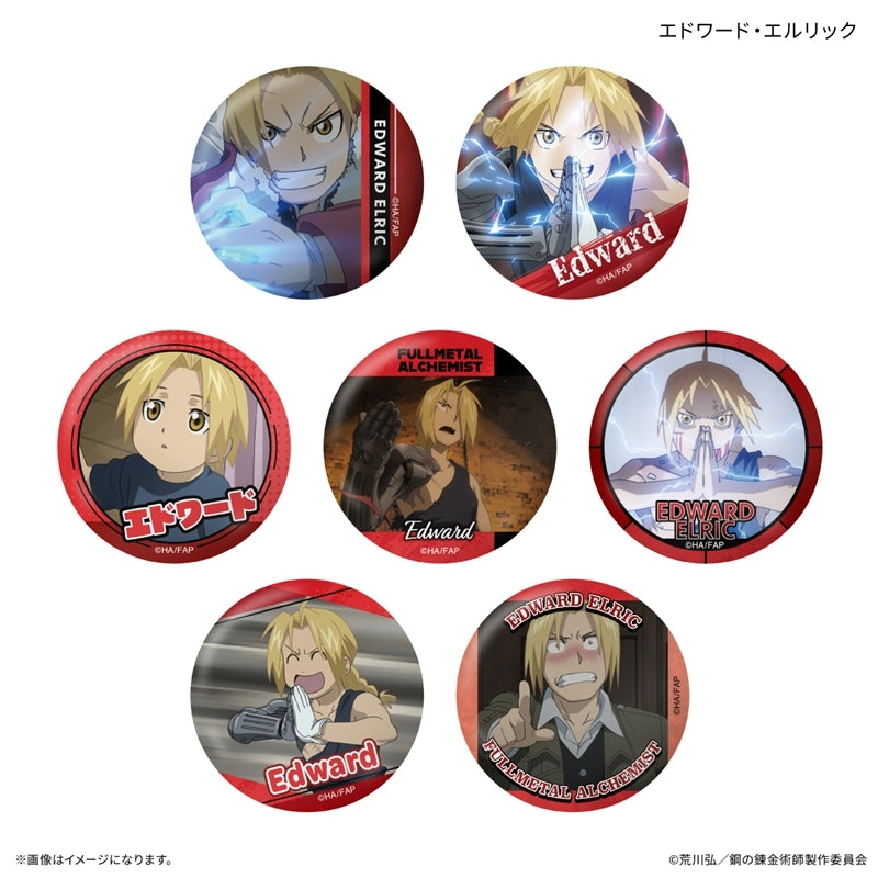 (1BOX=7)(Goods - Badge) FULLMETAL ALCHEMIST TV Anime Only-Badge Edward Elric Only Trading Button Badge (7 Types Total)(Blind Box -Single)