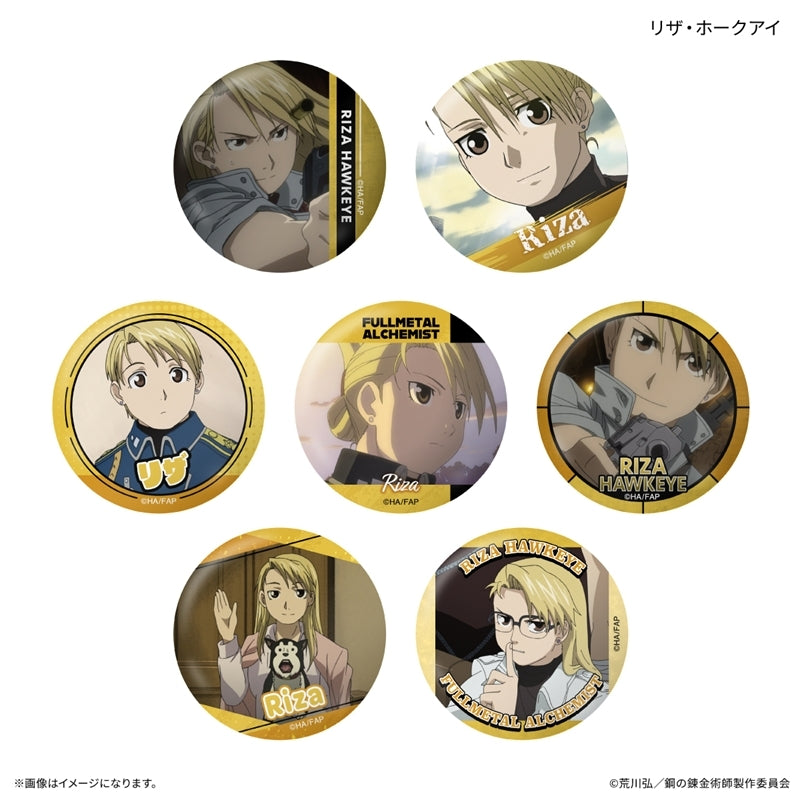 (1BOX=7)(Goods - Badge) FULLMETAL ALCHEMIST TV Anime Only-Badge Riza Hawkeye Only Trading Button Badge (7 Types Total)(Blind Box -Single)