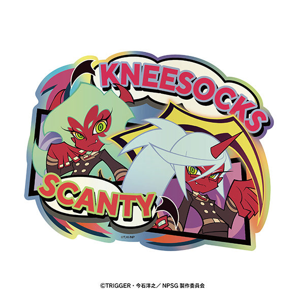 (Goods - Sticker) New PANTY ＆ STOCKING with GARTERBELT Prismatic Travel Sticker 4 Stocking & Kneesocks