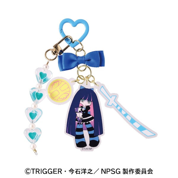 (Goods - Keychain) New PANTY ＆ STOCKING with GARTERBELT Dangling Keychain 2 Stocking