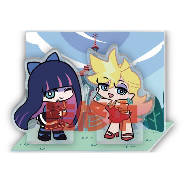 (Goods - Acrylic Stands) New PANTY ＆ STOCKING with GARTERBELT Diorama Acrylic Stand 1 Panty & Stocking