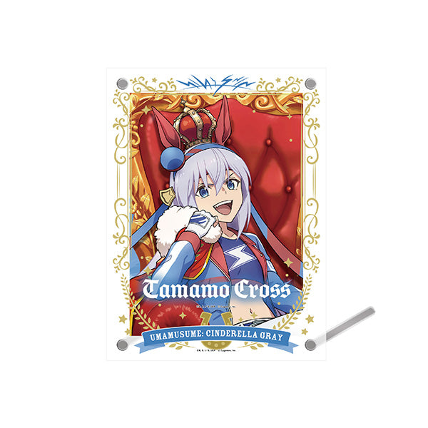 (Goods - Acrylic Panel) Umamusume: Cinderella Gray Acrylic Frame with a Photo Card (Champions) Tamamo Cross