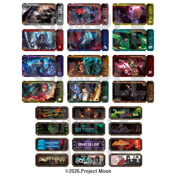 Goods - Badge) LIMBUS COMPANY Travel Sticker Collection (Blind Box -S