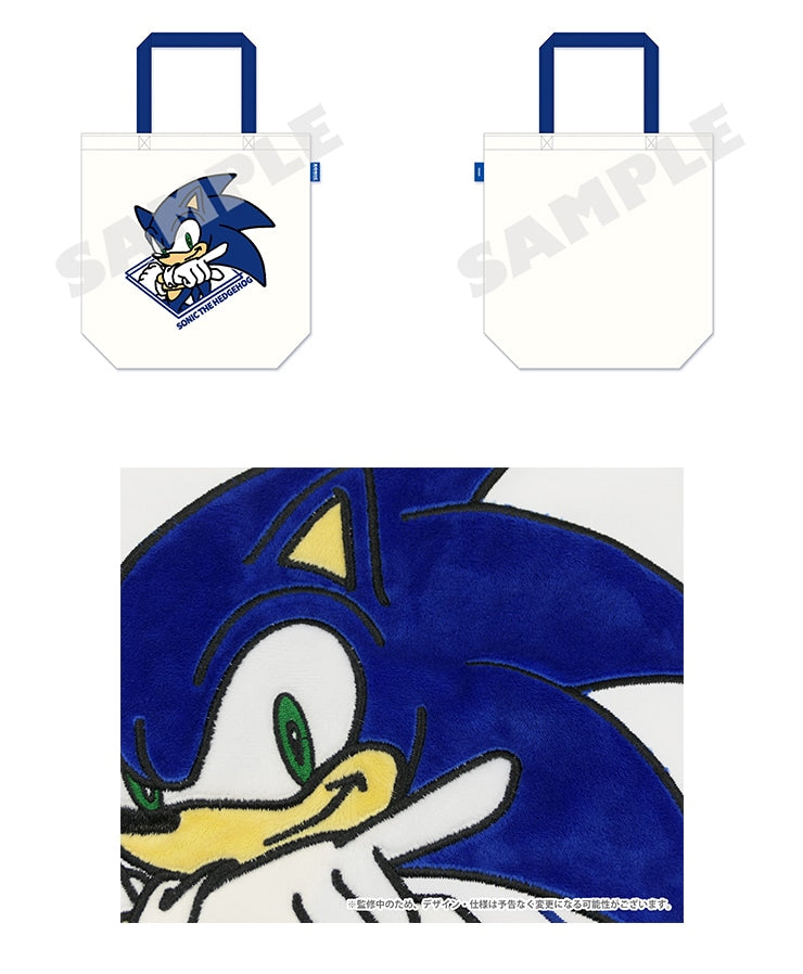 (Goods - Bag) Sonic the Hedgehog Mofu Mofu Tote Bag Sonic