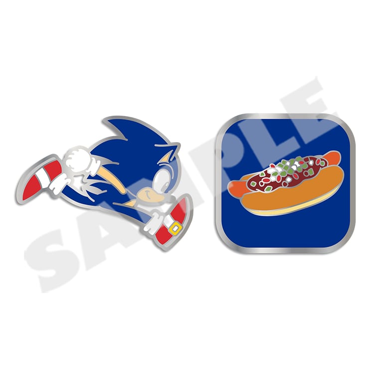 (Goods - Badge) Sonic the Hedgehog Basic Series Pin Badge 01 Sonic