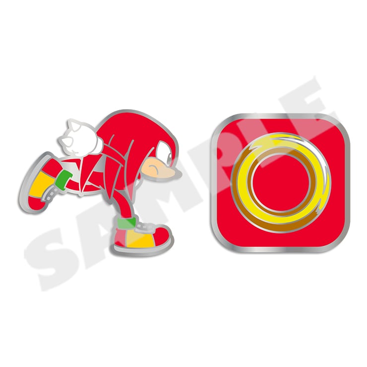 (Goods - Badge) Sonic the Hedgehog Basic Series Pin Badge 03 Knuckles