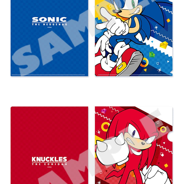 Goods - Clear File) Sonic the Hedgehog Basic Series Clear File Set