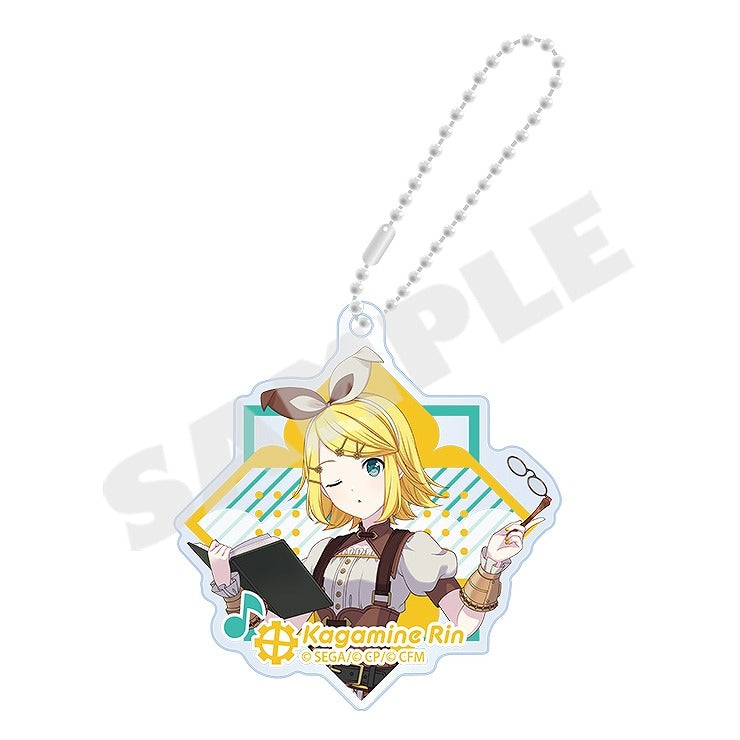 (Goods - Keychain) Hatsune Miku: Colorful Stage! Acrylic Keychain vol. 4 Kagamine Rin
