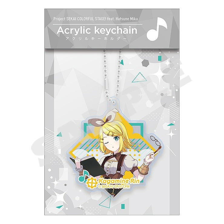 (Goods - Keychain) Hatsune Miku: Colorful Stage! Acrylic Keychain vol. 4 Kagamine Rin