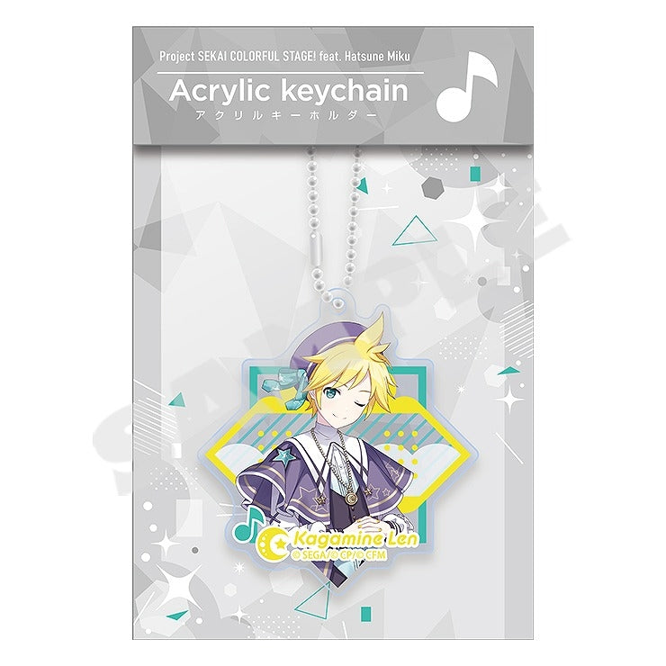 (Goods - Keychain) Hatsune Miku: Colorful Stage! Acrylic Keychain vol. 4 Kagamine Len