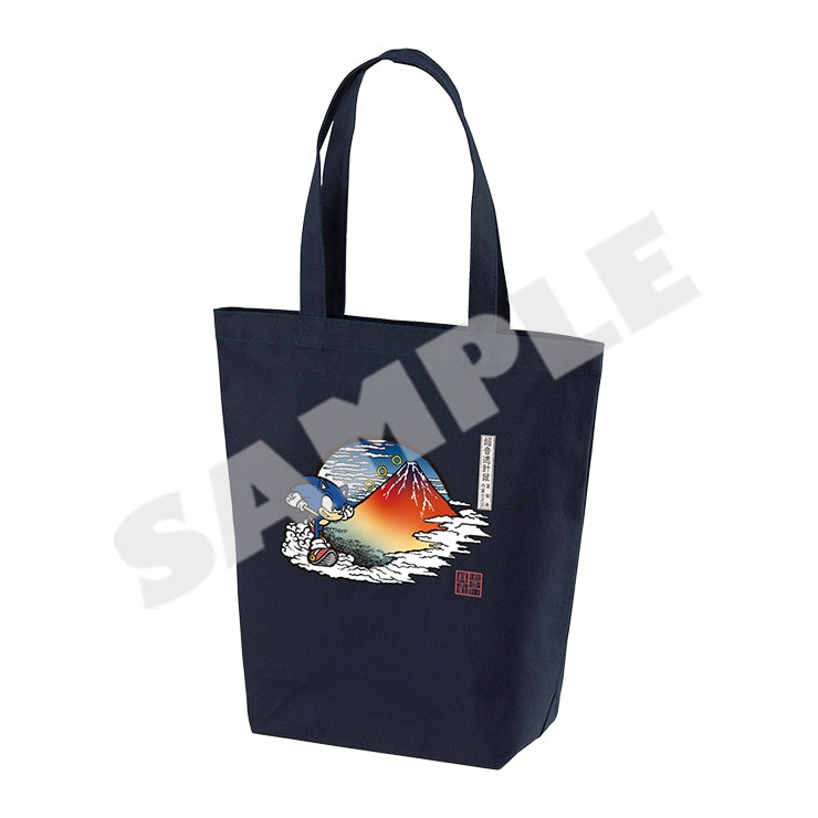 (Goods - Bag) Wa Sonic View of Fuji, Red Fuji Art Tote Bag