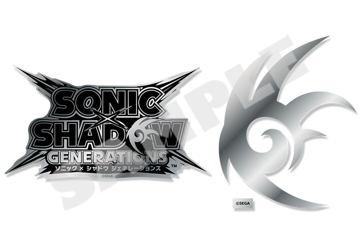 (Goods - Sticker) Sonic X Shadow Generations Metallic Sticker Set