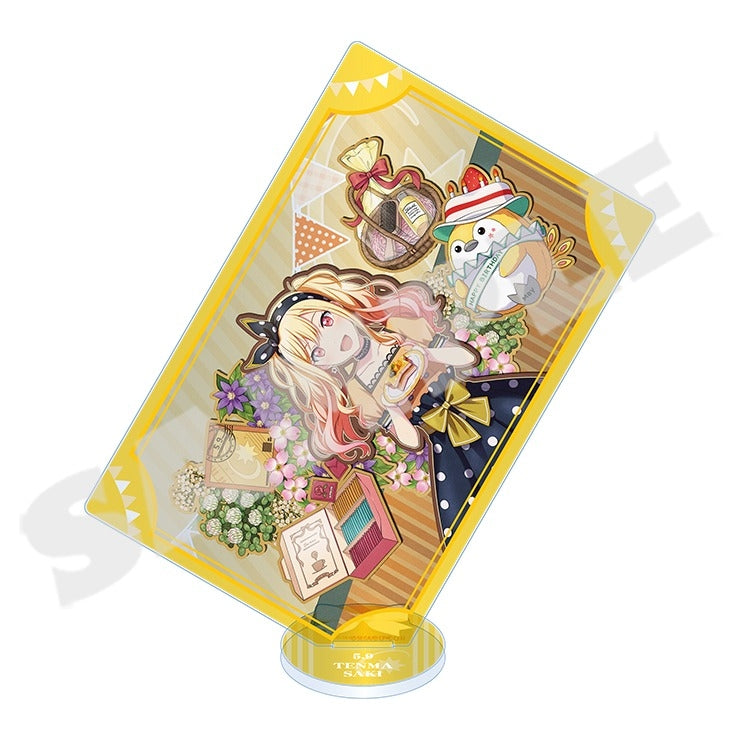 (Goods - Acrylic Stand) Hatsune Miku: Colorful Stage! Anniversary/Birthday Art 2022-2023 Card-shaped Acrylic Stand Saki Tenma