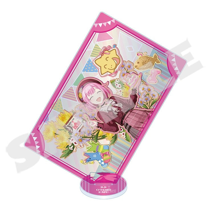 (Goods - Acrylic Stand) Hatsune Miku: Colorful Stage! Anniversary/Birthday Art 2022-2023 Card-shaped Acrylic Stand Emu Otori