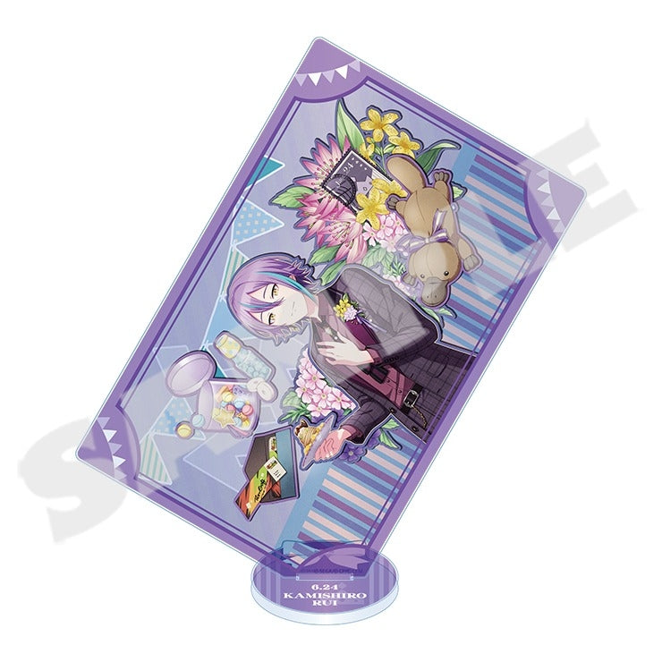 (Goods - Acrylic Stand) Hatsune Miku: Colorful Stage! Anniversary/Birthday Art 2022-2023 Card-shaped Acrylic Stand Rui Kamishiro