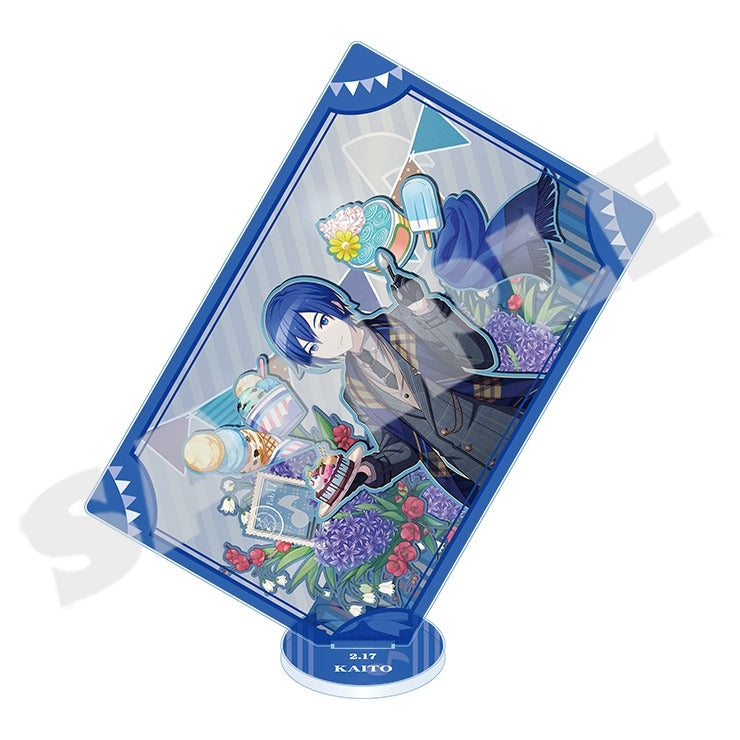 (Goods - Acrylic Stand) Hatsune Miku: Colorful Stage! Anniversary/Birthday Art 2022-2023 Card-shaped Acrylic Stand KAITO