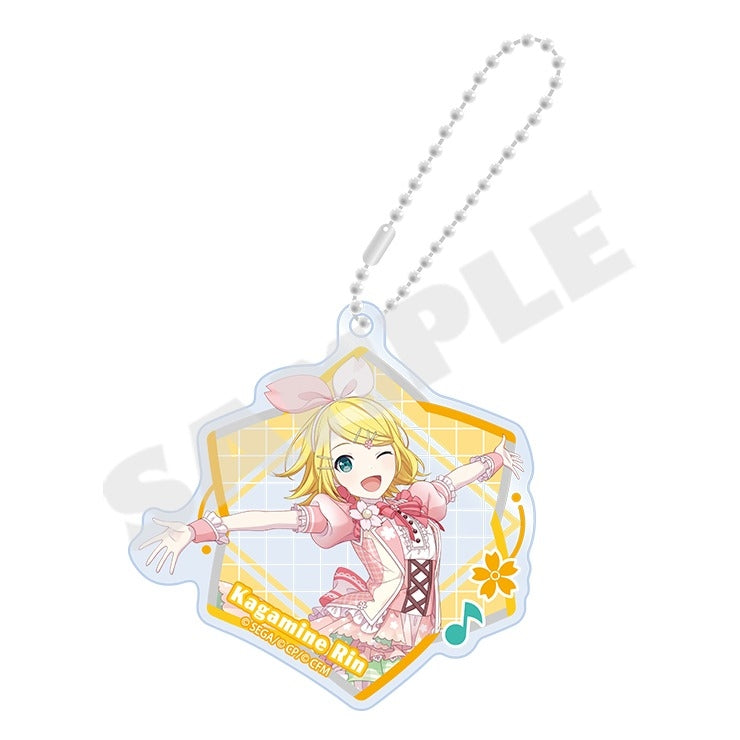 (Goods - Keychain) Hatsune Miku: Colorful Stage! Acrylic Keychain vol. 6 Kagamine Rin