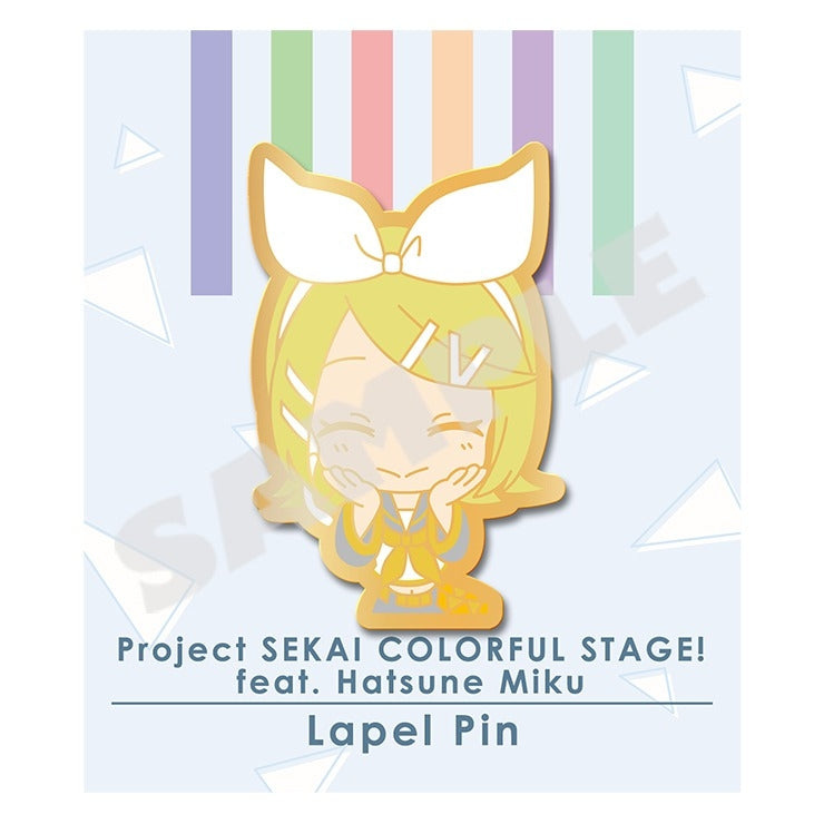 (Goods - Badge) Hatsune Miku: Colorful Stage! Pin Badge vol. 2 Kagamine Rin