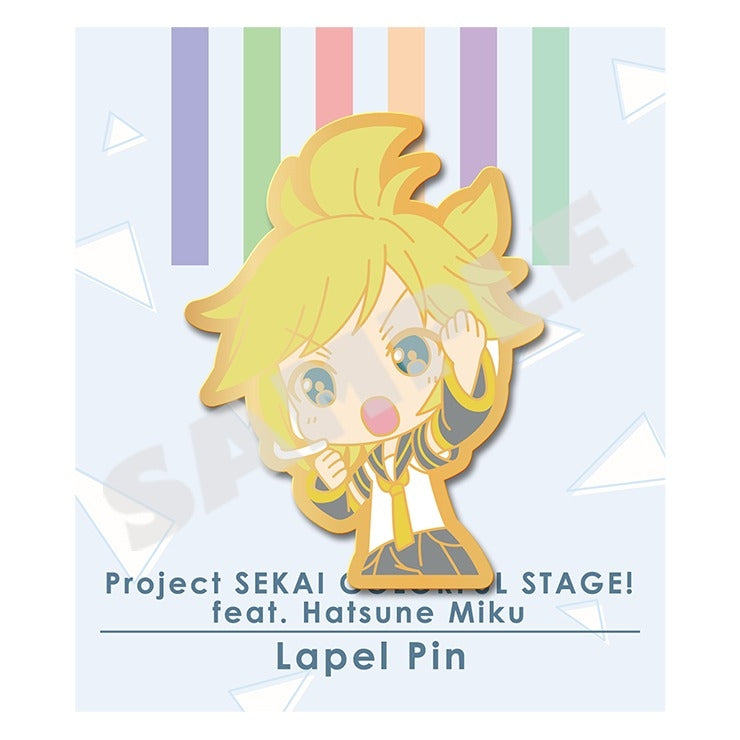 (Goods - Badge) Hatsune Miku: Colorful Stage! Pin Badge vol. 2 Kagamine Len