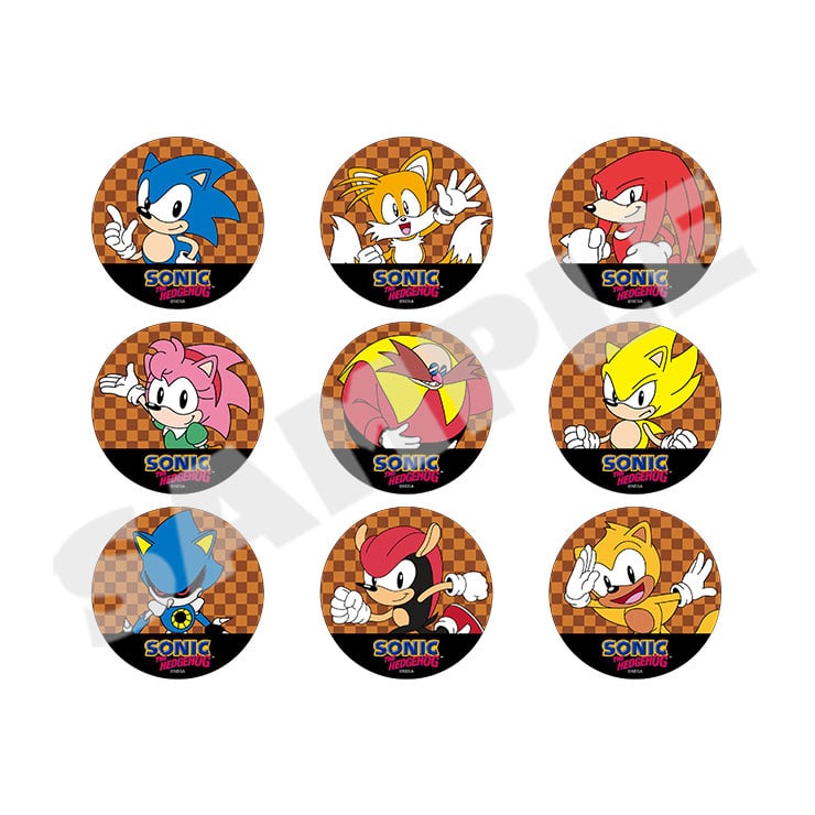 (Goods - Badge) Sonic the Hedgehog Button Badge Collection - Round A (Blind Box -Single)