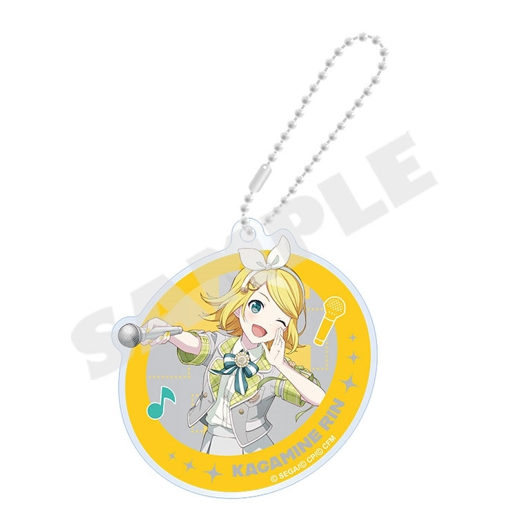 (Goods - Keychain) Hatsune Miku: Colorful Stage! Acrylic Keychain vol. 18 Kagamine Rin