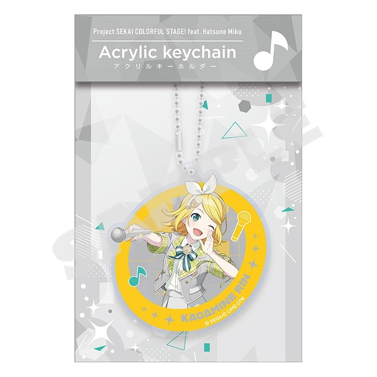 (Goods - Keychain) Hatsune Miku: Colorful Stage! Acrylic Keychain vol. 18 Kagamine Rin