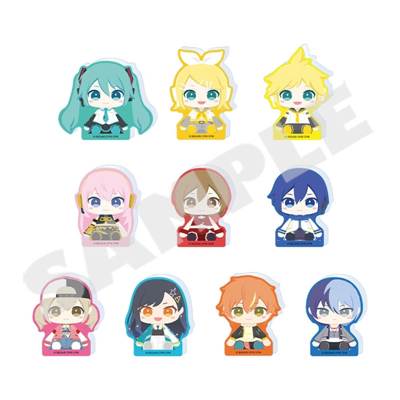 (Goods - Ornament) Hatsune Miku: Colorful Stage! My Sekai Mascot ver Acrylic Figure Collection A VIRTUAL SINGER & Vivid BAD SQUAD (Blind Box -Single)