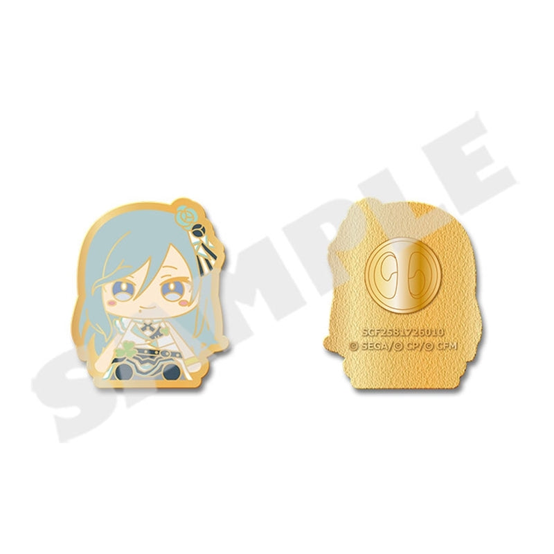 (Goods - Pin Badge) Hatsune Miku: Colorful Stage! My Sekai Pin Badge - Shizuku Hinomori Plush