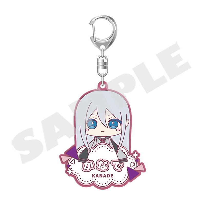 (Goods - Keychain) Hatsune Miku: Colorful Stage! My Sekai Name Keychain - Kanade Yoisaki Plush