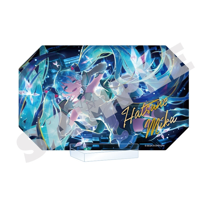 (Goods - Ornament) Hatsune Miku: Colorful Stage! World Link Acrylic Block Stand Hatsune Miku