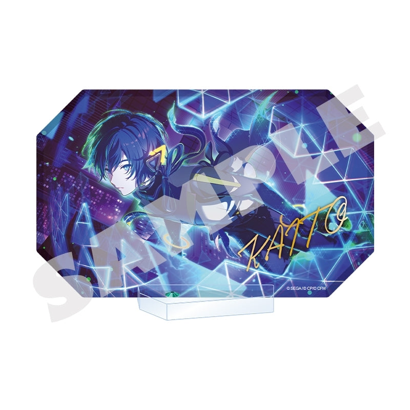 (Goods - Ornament) Hatsune Miku: Colorful Stage! World Link Acrylic Block Stand KAITO